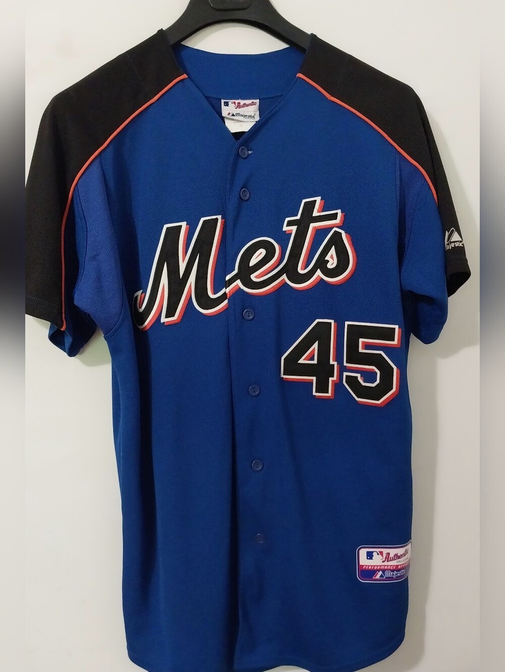 Majestic Authentic Ny Mets Pedro Martinez Spring Training Jersey Size Medium